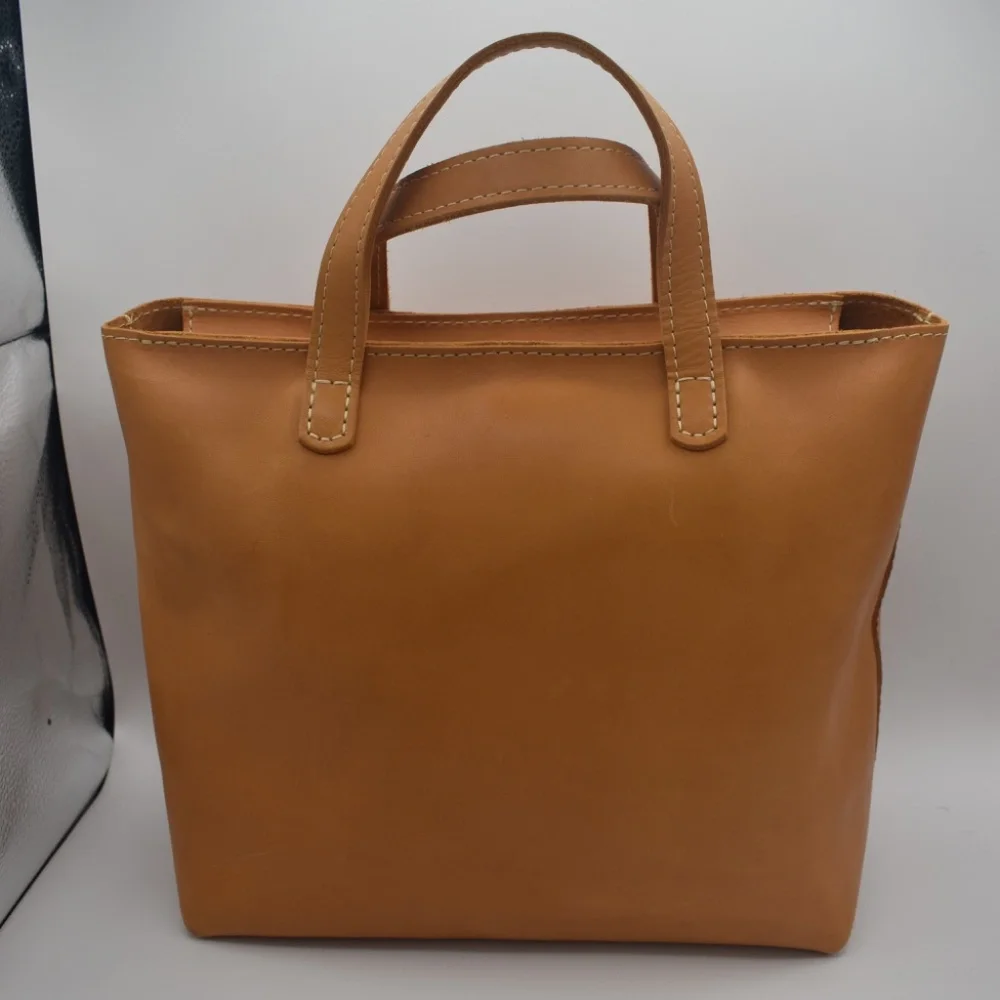 Portland Leather Customized Sunflower Medium Crossbody Tote NWOT - Picture 6 of 13